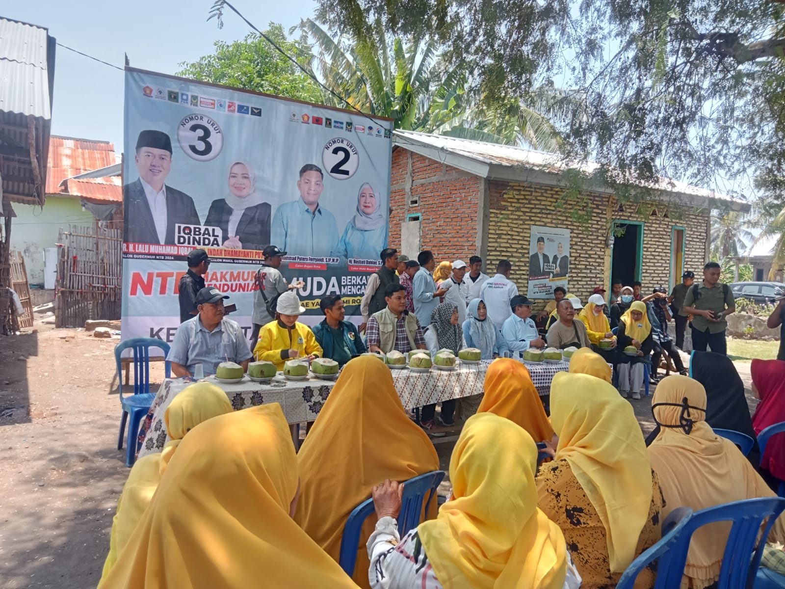 Calon Bupati dan Calon Wakil Bupati Bima Yandi-Rostiati Memberikan Janji Politik Terhadap Masyarakat Desa Sandue, Ini Janji Politiknya