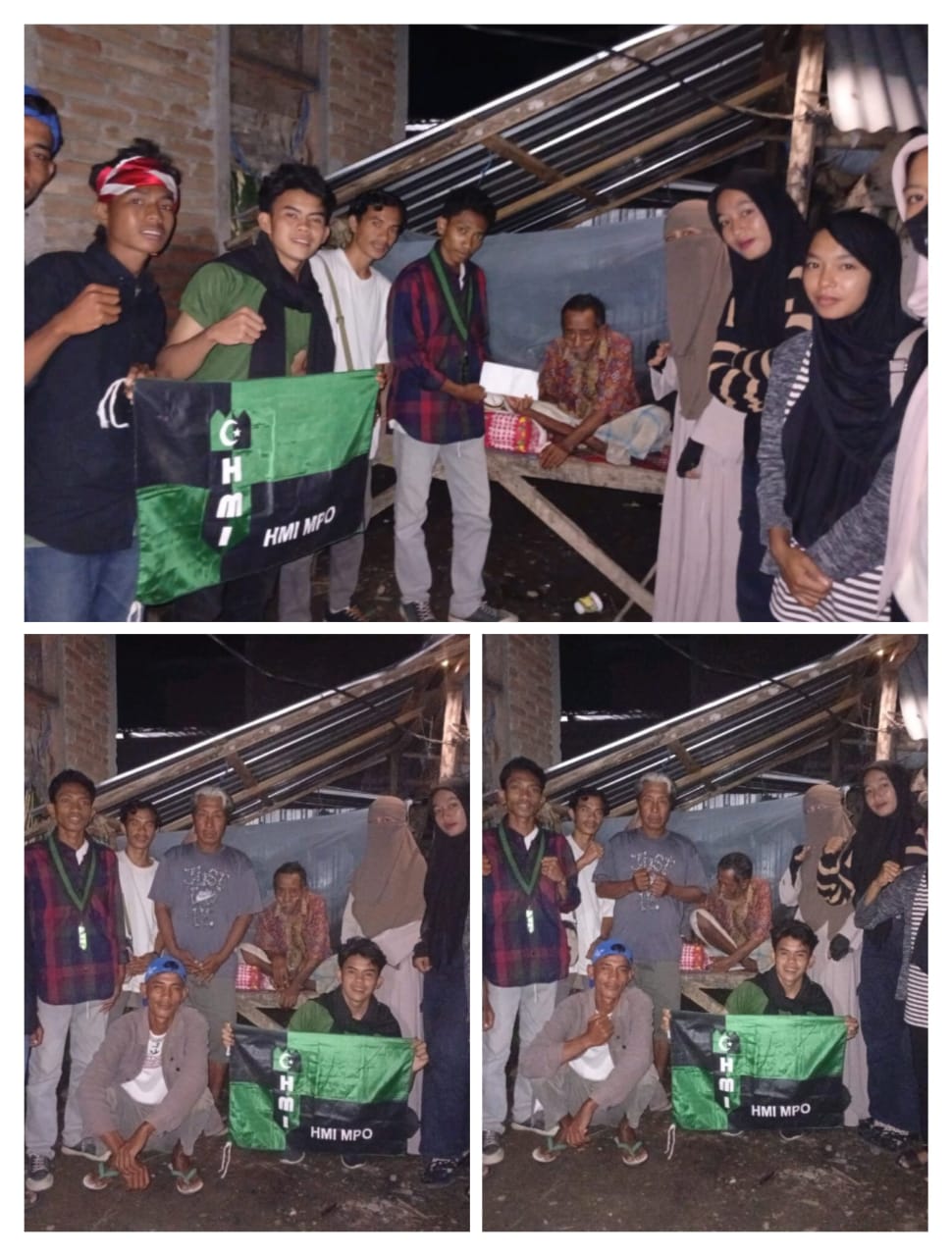 HMI MPO Cabang Dompu Raya Salurkan Bantuan Dan Edukatif Terhadap Lansia Yang Membutuhkan