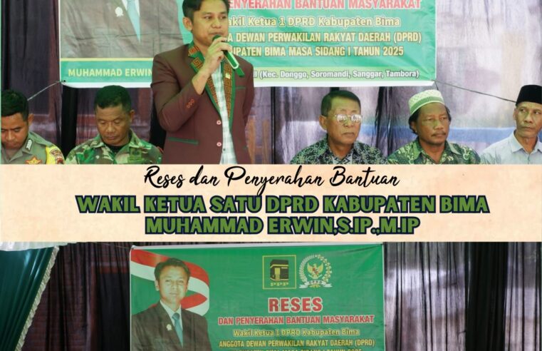 Reses Masa Sidang 1 Tahun 2025, Muh Erwin Bagikan Puluhan Mesin Pertanian di Kecamatan Sanggar