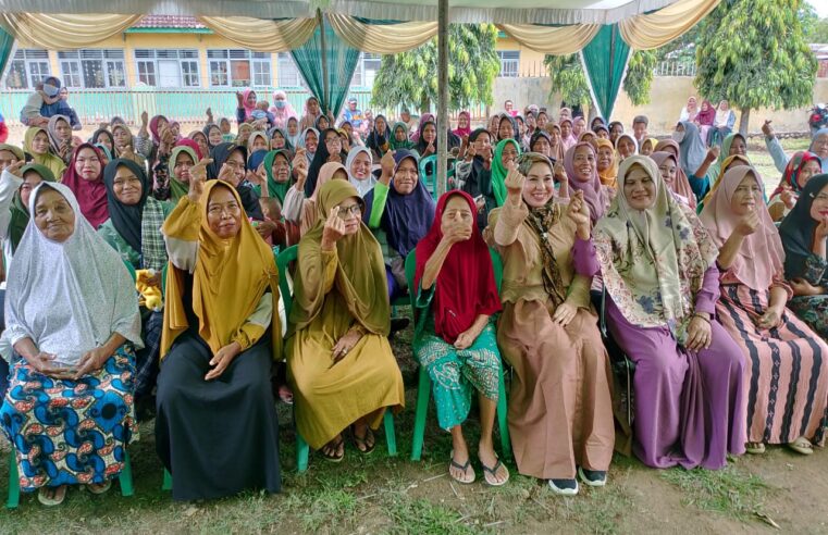 Reses di Sanggar; Mahdalena Berbagi Sembako dan Tawarkan Program Sosial Bagi Masyarakat