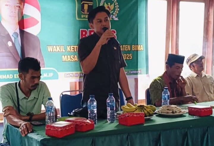Wakil Ketua I DPRD Kab. Bima Reses di Kecamatan Donggo, Salurkan Program SPAM dan Bibit untuk Petani di Desa Bumi Bajo