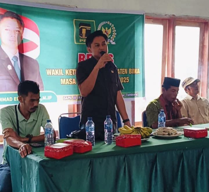 Wakil Ketua I DPRD Kab. Bima Reses di Kecamatan Donggo, Salurkan Program SPAM dan Bibit untuk Petani di Desa Bumi Bajo