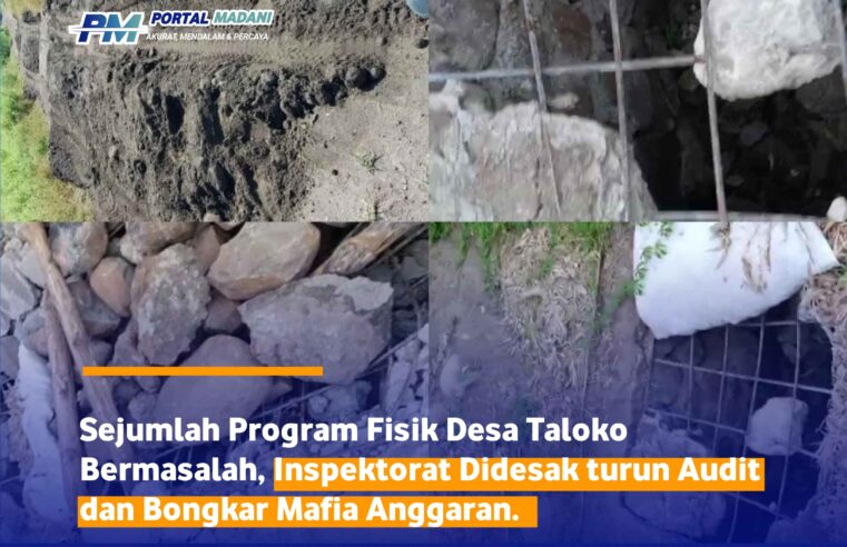 Sejumlah Program Fisik Desa Taloko Bermasalah, Inspektorat Didesak Turun Audit dan Bongkar Mafia Anggaran