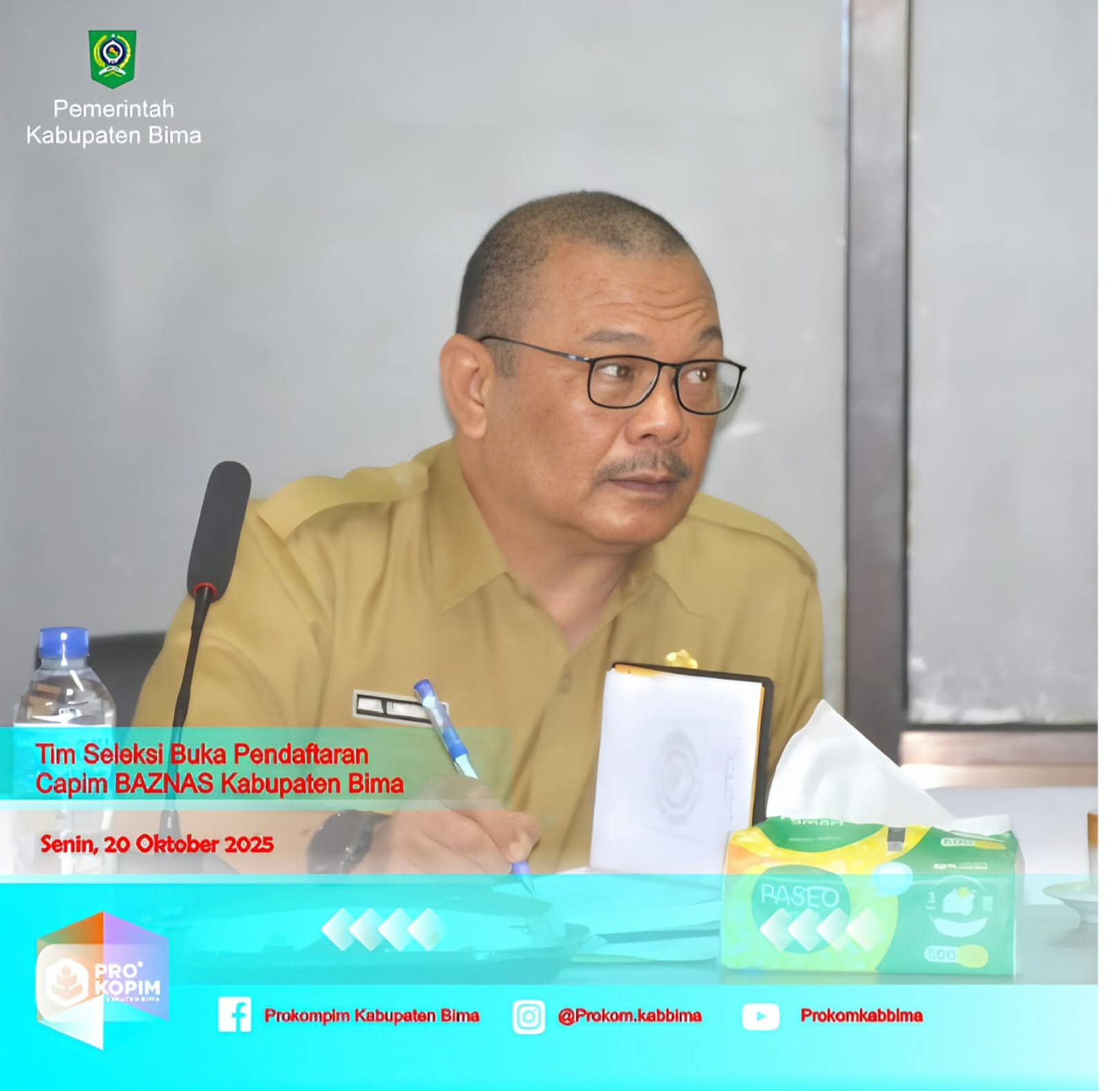 Tim Seleksi Buka Pendaftaran Capim BAZNAS Kabupaten Bima