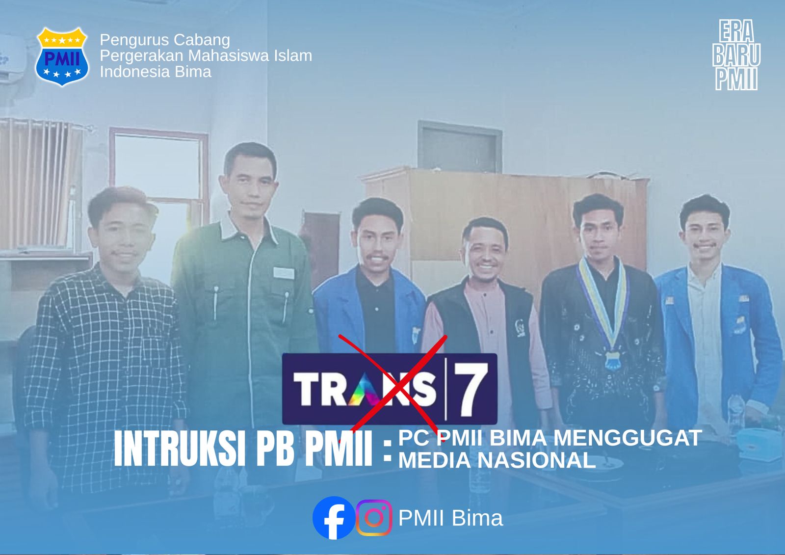PMII Bima Kecam Tayangan “Xpose Uncensored” Trans7, Dinilai Cemarkan Pesantren dan Ulama