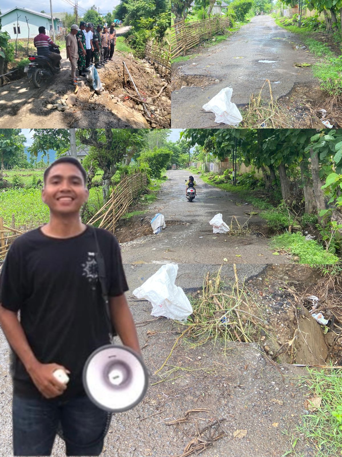 Forkom Ncandi, Desak Pemerintah Desa Ncandi bangun Jembatan Darurat jalan lintas Kampila-Bolo