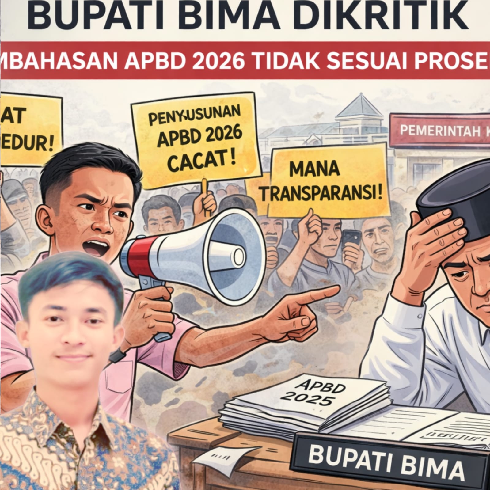 Nabil Fajarudin; Kabupaten Bima Menggugat