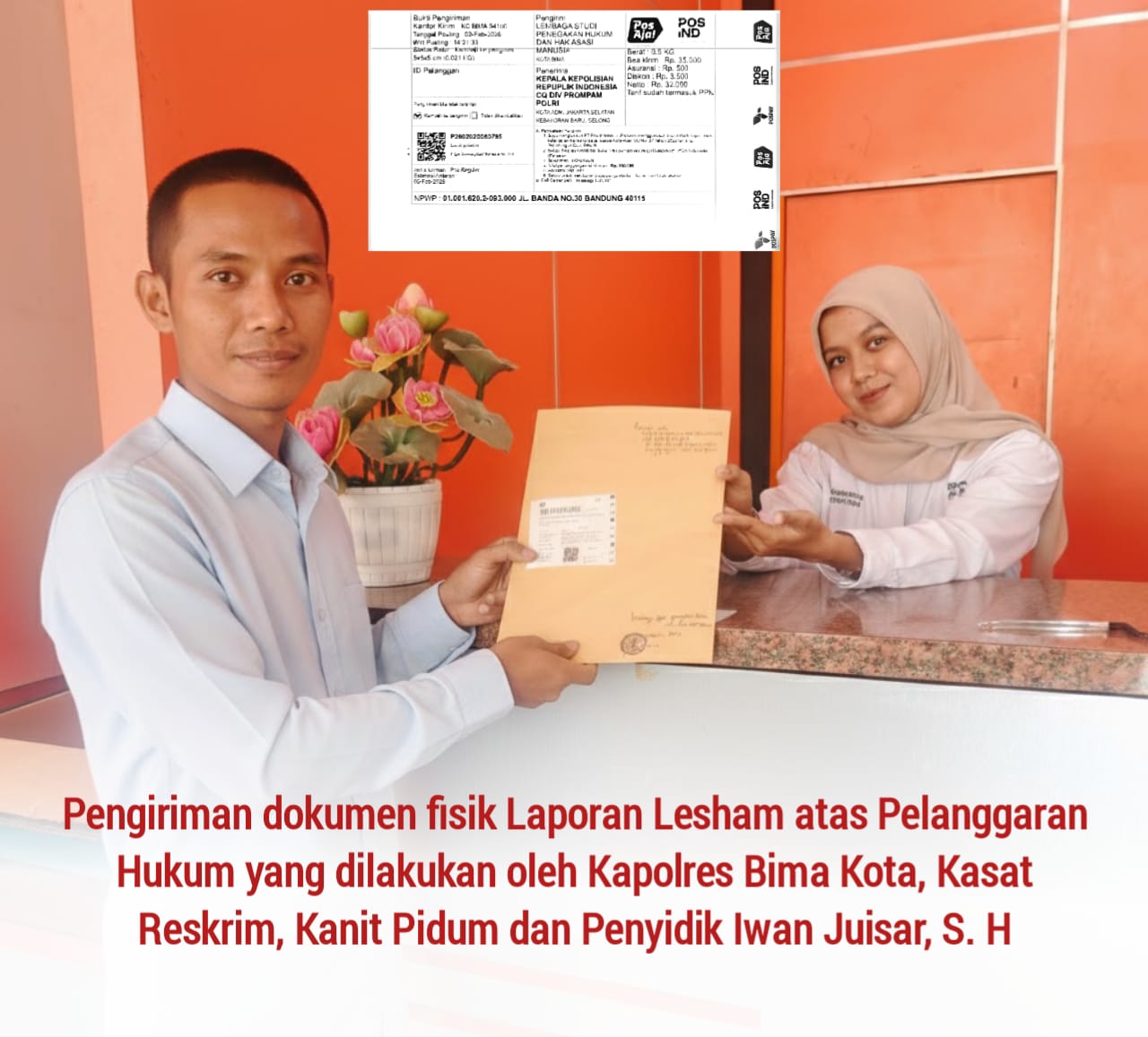 LesHam NTB Laporkan Jajaran Polres Bima Kota ke Divpropam Polri